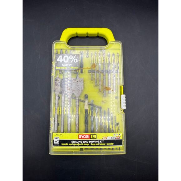 RYOBI Drilling & Driving Kit with Case – Hardware Set (A983102) - Picture 1 of 7